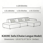Load image into Gallery viewer, Modern Modular Washable Fabric Sectional Sofa