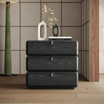 Load image into Gallery viewer, Modern Rotating Nightstand with 3 Spacious Drawers