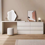 Load image into Gallery viewer, Modern Minimalist 6-Drawer Dresser (not including mirror & stool)