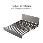 Load image into Gallery viewer, Modern Brown Faux Leather Sofa Bed with Storage Convertible Sleeper Couch