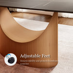 Load image into Gallery viewer, Modern Dining Table Sintered Stone Matte Black Surface