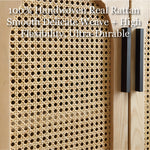 Load image into Gallery viewer, 59'' Modern Cane Sideboard Cabinet Wooden Buffet Storage Cabinet with Woven Doors