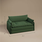 Load image into Gallery viewer, 66'' Convertible Folding Sofa Chair One-Click Bed Soft Sponge Padding Modern Minimalist Style