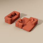 Load image into Gallery viewer, Sofa Bed Space-Saving Metal Frame Design Stylish