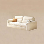 Load image into Gallery viewer, Convertible Sofa Bed Storage Drawer Soft Velvet Upholstery Solid Wood Frame
