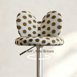 Load image into Gallery viewer, Modern Upholstered Adjustable Bar Stool with Petal Back 1 Piece