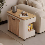 Load image into Gallery viewer, Modern Multi-Functional Coffee Table with Foldable Lift-Top Rotatable & Extendable Design