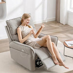 Load image into Gallery viewer, Electric Power Recliner Chair with Rocking & Swivel Function Modern Comfort Lounge Chair