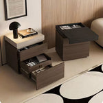 Load image into Gallery viewer, Modern Wooden Nightstand with 3 Drawers Minimalist Bedside Table Large Storage Design