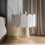 Load image into Gallery viewer, Art-Inspired Nightstand with Scratch-Resistant Leather & Motion Sensor Lighting