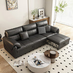 Load image into Gallery viewer, Modern Faux Leather Sofa Bed Convertible Sleeper with Pull Out Design Pet Friendly