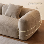 Load image into Gallery viewer, Modern Chenille Sofa Deep Seat Removable Cover Lounge Couch