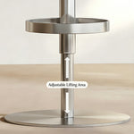 Load image into Gallery viewer, Modern Upholstered Adjustable Bar Stool with Petal Back 1 Piece