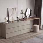 Load image into Gallery viewer, Modern Minimalist 6-Drawer Dresser (not including mirror & stool)