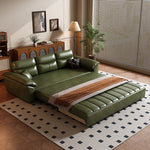 Load image into Gallery viewer, 89.7'' Cat Scratch-Resistant Sofa Bed Hidden Storage Convertible Design Durable Comfort