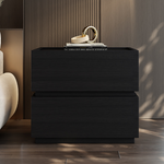 Load image into Gallery viewer, Modern Two-Tone Bedside Table with Clean-Lined Drawer