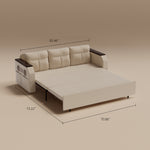 Load image into Gallery viewer, 83'' Modern Convertible Sofa Bed with Storage Contemporary Upholstered Sleeper Sofa
