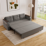 Load image into Gallery viewer, 83'' Modern Convertible Sofa Bed with Storage Contemporary Upholstered Sleeper Sofa