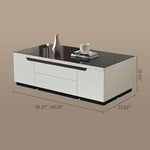 Load image into Gallery viewer, Modern Lift-Top Convertible Coffee Table with Storage & Dining Function