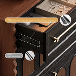 Load image into Gallery viewer, Extendable Shoe Cabinet Black & Walnut Modern Storage Organizer