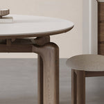 Load image into Gallery viewer, 50.7" Versatile Transformable Dining Table in White and Wood
