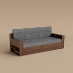 Load image into Gallery viewer, Image showing the sofa bed’s clean silhouette against a plain background