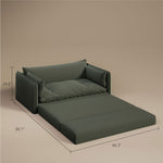 Load image into Gallery viewer, 66'' Convertible Folding Sofa Chair One-Click Bed Soft Sponge Padding Modern Minimalist Style