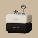 Load image into Gallery viewer, Modern Two-Tone Bedside Table with Soft Rounded Edges and Drawer Storage
