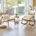 Load image into Gallery viewer, Outdoor Woven Rocking Chair with Cushions