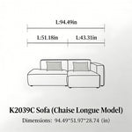 Load image into Gallery viewer, Modern Modular Washable Fabric Sectional Sofa