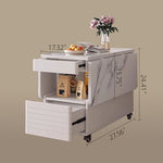 Load image into Gallery viewer, Modern Multifunctional Foldable Coffee Table with Wheels & 2 Stools