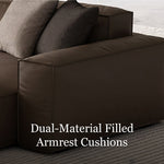 Load image into Gallery viewer, Modern Modular Top-Grain Leather Sectional Sofa