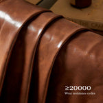 Load image into Gallery viewer, Modern Brown Faux Leather Sofa Bed Pull-Out 2-in-1 Convertible Sleeper Couch