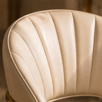 Load image into Gallery viewer, Modern Upholstered Dining Chair Set of 2 with Gold Stainless Steel Frame and Curved Backrest