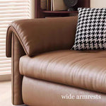 Load image into Gallery viewer, Contemporary Faux Leather Sofa Bed Sleeper Sofa with Hidden Storage & Metal Frame