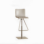 Load image into Gallery viewer, Modern Adjustable Swivel Bar Stool with Stainless Steel Base 1-Piece