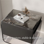 Load image into Gallery viewer, Sleek Smart Nightstand with Acrylic Base and Motion Sensor LED Lighting