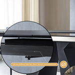 Load image into Gallery viewer, 54.6"- 78" Modern Folding Dining Table Versatile and Stylish in Dark Gray