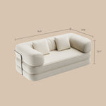 Load image into Gallery viewer, Sofa Bed Space-Saving Metal Frame Design Stylish
