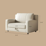 Load image into Gallery viewer, 35.4''/78.74'' Convertible Sofa Bed Modern Minimalist Design Space Saving Comfort Quick Transformation