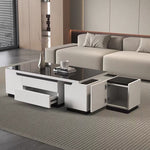 Load image into Gallery viewer, Modern Lift-Top Convertible Coffee Table with Storage & Dining Function