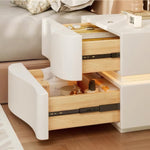 Load image into Gallery viewer, Modern Smart Nightstand with One-Touch Control Ambient LED Base