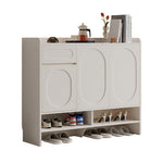 Load image into Gallery viewer, Shoe Cabinet Three-door Design Holds 15 Pairs Hollow Base 12cm Height Modern Storage Organizer
