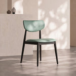 Load image into Gallery viewer, Sturdy Tapered Leg Mid Century Faux Leather Dining Side Chair 1 Piece