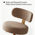 Load image into Gallery viewer, 1 Piece Modern Upholstered Adjustable Bar Stool with Gold Metal Base