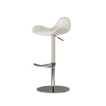 Load image into Gallery viewer, 1-Piece Modern Adjustable Swivel Bar Stool with Faux Leather Seat Chrome Base