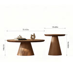 Load image into Gallery viewer, Modern Style Wooden Round Coffee Table Set for Living Room