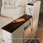 Load image into Gallery viewer, 83'' 3-Seater Pull-Out Sleeper Sofa with Storage & USB Port