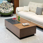Load image into Gallery viewer, 51"/54.6" Lift Top Coffee Table with Storage Walnut Finish Adjustable Height