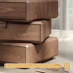 Load image into Gallery viewer, Modern Rotating Nightstand with 3 Spacious Drawers